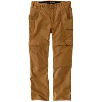 Carhartt Relaxed Straight Steel Rugged Flex Ripstop Double-front Cargo Dungaree brown (BRN) W32 L30