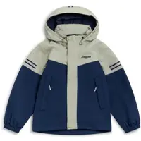 Bergans Lilletind 2L Shell Jacket Kids navy blue/light green mud (14059) 104