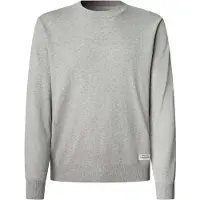 Pepe Jeans für Herren. PM7000106 Jersey Andre Crew grau (L), Lässig, Baumwolle