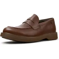 Camper für Herren. K101001-009 Mokassins aus braunem Leder Norman (46), Wohnung, Keine, Lässig, Klassisch