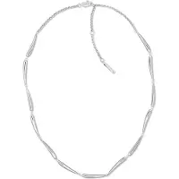 Calvin Klein Edelstahlkette "ELONGATED DROP LE", silber (edelstahlfarben), Halsketten, Edelstahl, L: 41 B: 3mm, Edelstahlkette, B:3mm