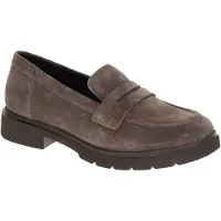 Gabor Mokassin 4001.01.004, Velourleder, Braun - Taupe, Weite G 41
