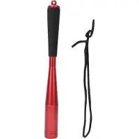 Gistuch 25 mm Durchmesser Angelschläger-Werkzeug, Kopf aus Aluminiumlegierung, 2 Farben, Fischpriester mit Schaumstoffgriff, Rot