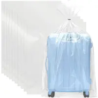 Merkloos 10 Stück Extra Große Durchsichtige Aufbewahrungstaschen 100 x 150 cm