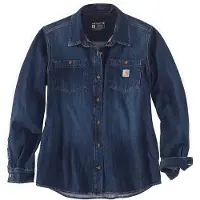 Carhartt Hemd Midweight Denim Shirt Damen Zion-L