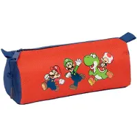Safta Super Mario 21x8x7 Cm Mäppchen Orange Mann Orange One Size