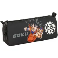 Safta Dragon Ball 21x8x7 Cm Triple Mäppchen Schwarz Mann Schwarz One Size