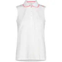 CMP Ärmellos Stretch-Piqué-Poloshirt Damen