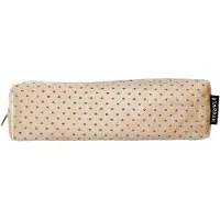Starpak Piórnik aus Plüsch, Tube-Form, Beige, Cristal –