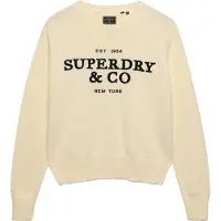 Superdry für Damen. W6110765A Jersey Heritage beige (XL), Lässig, Baumwolle