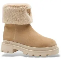 Blauer für Damen. F6KIMMEL10 Kimmel 10 Lederstiefeletten beige (41), Wohnung, Reißverschluss, Lässig