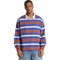 Timberland Langarm-Poloshirt "LS Rugby Polo" mit langem Arm, aus Baumwolle, auch in großen Größen