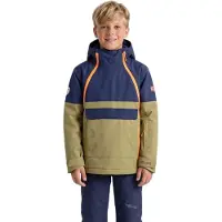 TROLLKIDS Eikedalen Jacket Kinder Skijacke Snowboardjacke wasserdicht grün-blau 176