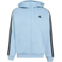 Adidas - Essentials 3-Stripes Fleece Full-Zip Hoodie - Hoodie Gr XXL blau