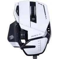 Mad Catz R.A.T. 6+, rechts, Optisch, USB Typ-A, 12000 DPI, 1 ms, Weiß