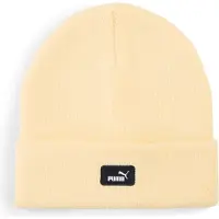 Puma Beanie "ESS MID CROWN BEANIE", Damen, beige (buttercream), Polyacryl, unifarben, Mützen Beanie, Mütze, sportlicher Stil, One Size