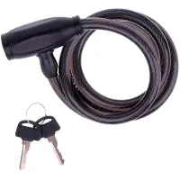 Martes Sport Martes - Fahrrad-Kettenschloss "Closer" IG4954 (150 cm x 10 cm) (Schwarz)