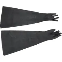 Gistuch 1 Paar Hochleistungs-Sandstrahlhandschuhe. Verschleißfester 32,28-Zoll-Latex-Sandstrahlschrank für Sicherheitsarbeiten