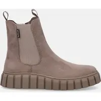 Refresh für Damen. 17024904-TAUPE Stiefelette 170249 braun (39), Wohnung, 1 bis 3 cm, Reißverschluss, Lässig