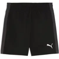 Puma Kinder Short teamLIGA26 Sideline Shorts Jr 660932-03 152 - Black-White-Flat Dark Gray - 152