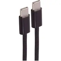 Shiverpeaks USB-C Ladekabel, 2.0, 60W, schwarz, Textil, 3m