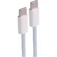 Shiverpeaks USB-C Ladekabel, 2.0, 240W, blau, Textil, 0,5m