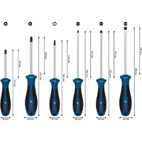 Bosch Schraubendreher PH/TX/SL, 6-teilges Set - 1600A039PJ