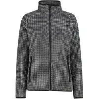 CMP Damen Fleecejacke WOMAN JACKET 35H4026-21ZU 46 - B.Co Gesso-Nero - 46