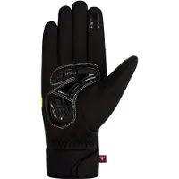 Ziener Fahrradhandschuhe "DONNI-Z WINDSTOPPER by GORE TEX LABS PrimaLoft", Gr. 7.5, gelb (poison gelb), Materialmix, Handschuhe Fahrradhandschuhe, winddicht, atmungsaktiv, warm durch PrimaLoft