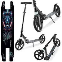 HyperMotion Zweirädriger Roller für junge Erwachsene - mit Stoßdämpfer - CITY SWIFT Digital Lion - 100kg