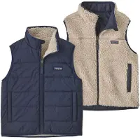 Patagonia - Kid's Reversible Ready Freddy Vest - Fleeceweste Gr XS blau