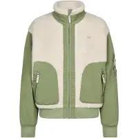 Iriedaily - Women's Arctik Bomber Jacket - Fleecejacke Gr M oliv