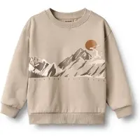 Wheat - Kid's Sweatshirt L/S Ellis Print - Pullover Gr 116 beige