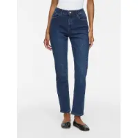 Vila Straight-Jeans "VIALICE RW STRAIGHT JEANS DBD SOL30-NOOS" Baumwollmischung, straight fit, regular waist