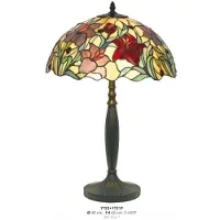 Casa Padrino Tiffany Hockerleuchte Ø 40 x H. 62 cm - Tiffany Tischleuchte