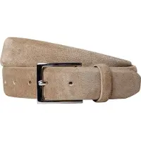 Hackett London für Herren. HM4100070 Gürtel aus Leder Edge beige (34), Lässig, Klassisch, Wildleder
