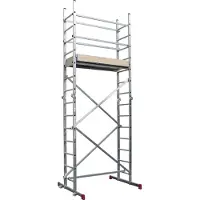 KRAUSE-Werk 916273 Alu-Gelenkgerüst Arbeitshöhe 4,85 m