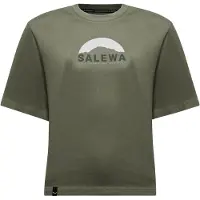 Salewa - Women's Eagle Sunrise T-Shirt S/S - T-Shirt Gr 36 oliv