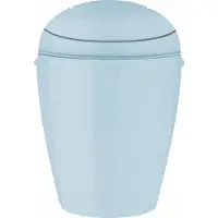 Koziol DEL XS Schwingdeckeleimer 2 l – recycled blue
