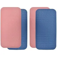 Benza Ibenzoa 2er-Set Kniepolster aus TPE, rutschfest, hautfreundlich & pflegeleicht – für Yoga, Pilates & Fitness, 34 x 17 x 1 cm
