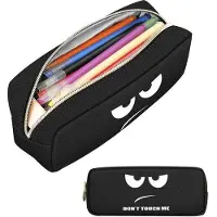 Benza Ibenzoa Federmäppchen aus Stoff 21,5 x 9 x 6,5 cm – großes Stifteetui mit Reißverschluss, Platz für 50–70 Stifte, leicht & robust für Schule & Büro