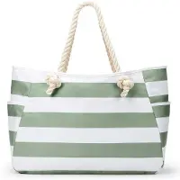 Benza Ibenzoa XXL wasserdichte Strand- & Shopper-Tasche 61×20×35 cm mit Reißverschluss, 100% wasserfeste Tasche für Damen & Familie