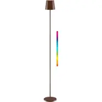 Goobay Kabellose LED-Stehleuchte, Größe XL, 122 cm, RGBW, kupferfarben