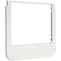 Hager Berker Design Rahmen - Abgerundet - Polarweiß Glänzend - WD1121 [2 Stück]