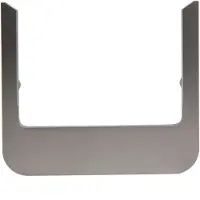 Hager Berker Edelstahl Fenster mit abgerundetem Design - WD1163