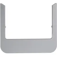 Hager Berker Design Fenster gerundet Aluminium - WD1153