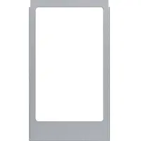 Hager Großer eckiger Aluminium-Design-Rahmen - WD2253