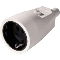 Kaiser Martin PVC-Netzsteckdose Erdungskontakt Arctic White - 551/kws [20 Stück]