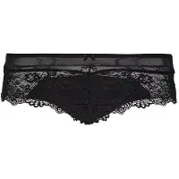 LASCANA Panty "Melissa", Damen, Gr. 32/34, schwarz, Spitze, Obermaterial: 90% Polyamid, 10% Elasthan, figurbetont, Unterhosen Panty, hinten mit Microtouch