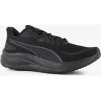 Puma Laufschuh "SKYROCKET LITE 2", Damen, Gr. 45, silber (schwarz, matte silber), Textil, Schuhe Laufschuh, für sportliche Aktivitäten, mit SOFTFOAM+ Innensohle